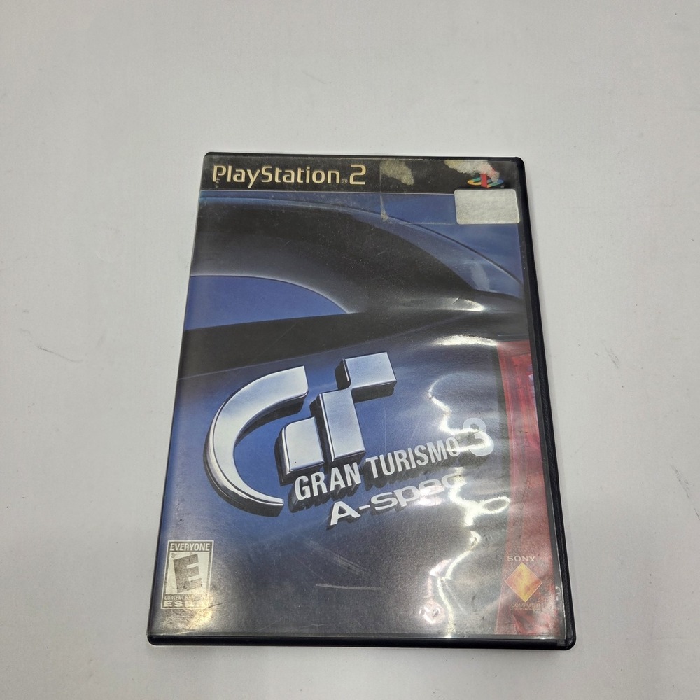 Gran Turismo 3 A-spec Sony PlayStation 2 PS2 Car Racing Game Black Label CIB